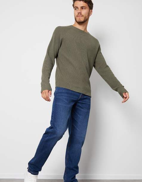 Threadbare Straight fit jeans with stretch in blue