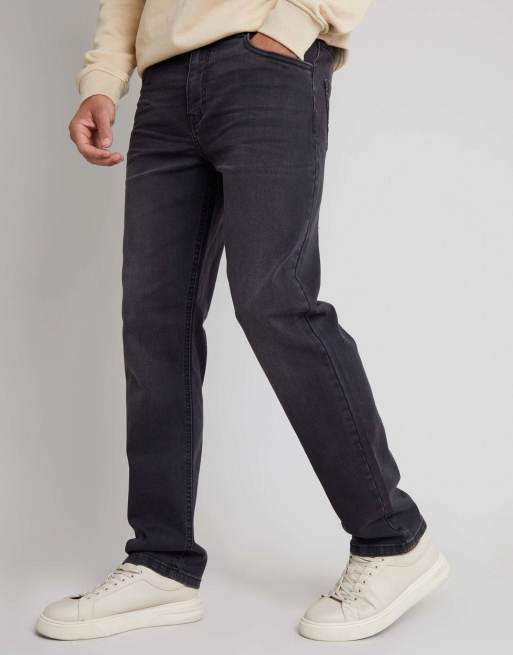 Threadbare Straight fit jeans with stretch in grey, 2 of 5