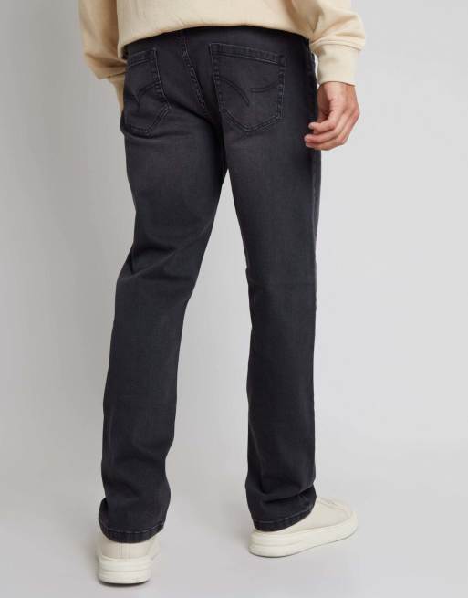 Threadbare Straight fit jeans with stretch in grey, 4 of 5