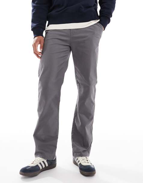 Threadbare straight fit pants in slate gray - view 1