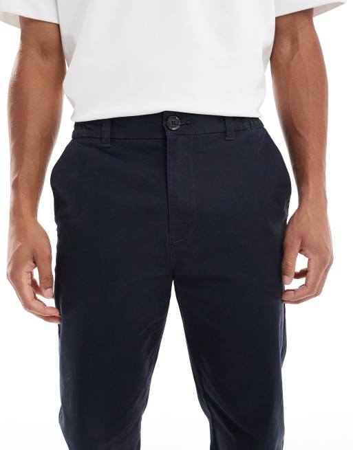 Threadbare straight fit trouser in navy, 5 of 5