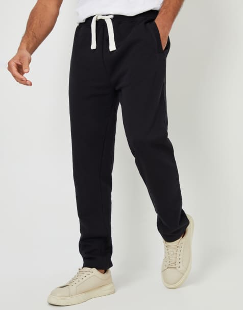 Threadbare Straight leg joggers in black - view 1