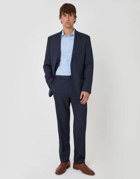 Threadbare suit in navy - view 1