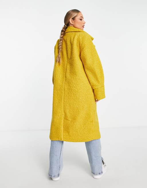 Mustard 2024 boucle coat