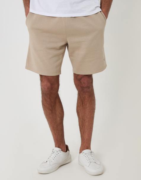 Threadbare Sweat shorts in stone - view 1