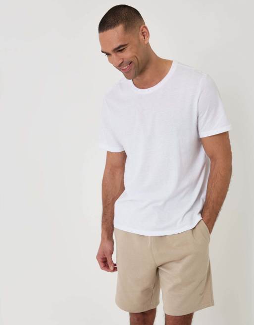 Threadbare Sweat shorts in stone, 2 of 4