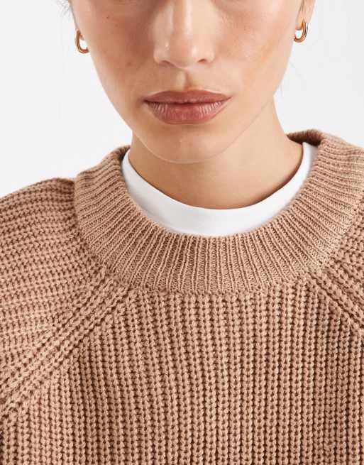 Threadbare – Sweter z golfem w ciepłym odcieniu taupe, 3 z 4