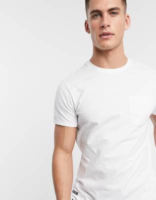 t shirt basic bianca