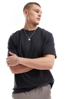 Threadbare - T-shirt oversize - Bleu