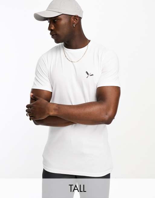 Le Breve Baseball Button Up T-Shirt in White - ASOS Outlet