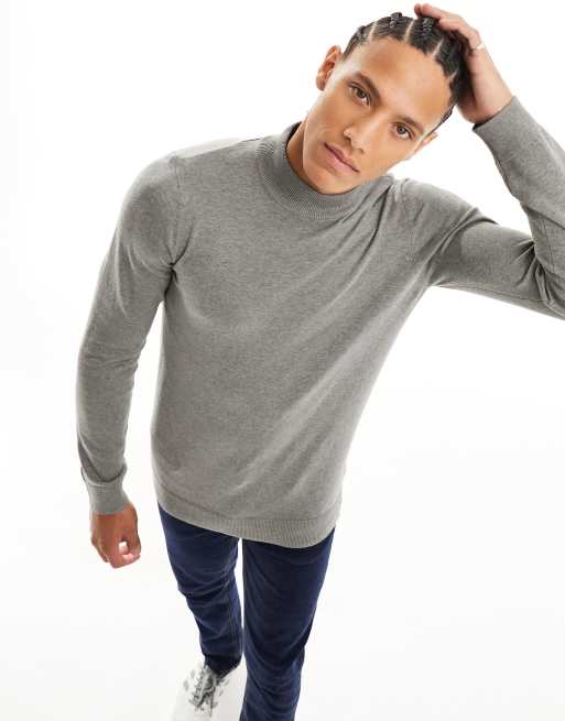 Gray turtleneck outlet