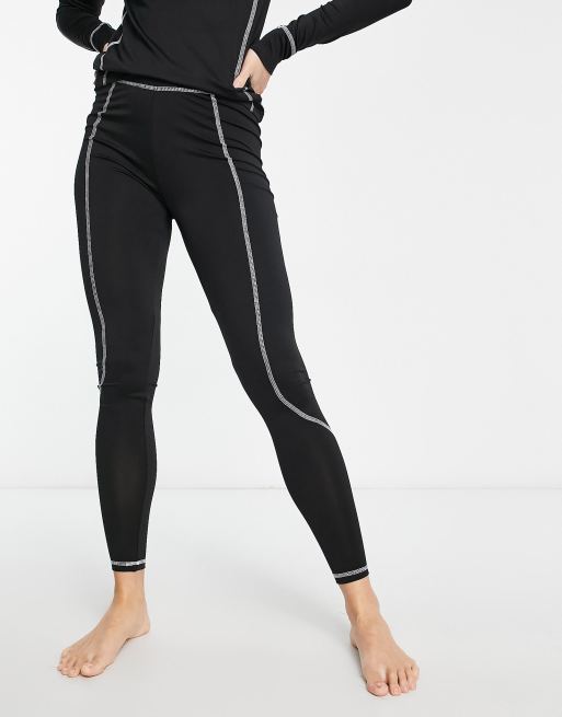 Threadbare Ski base layer high neck long sleeve top and leggings