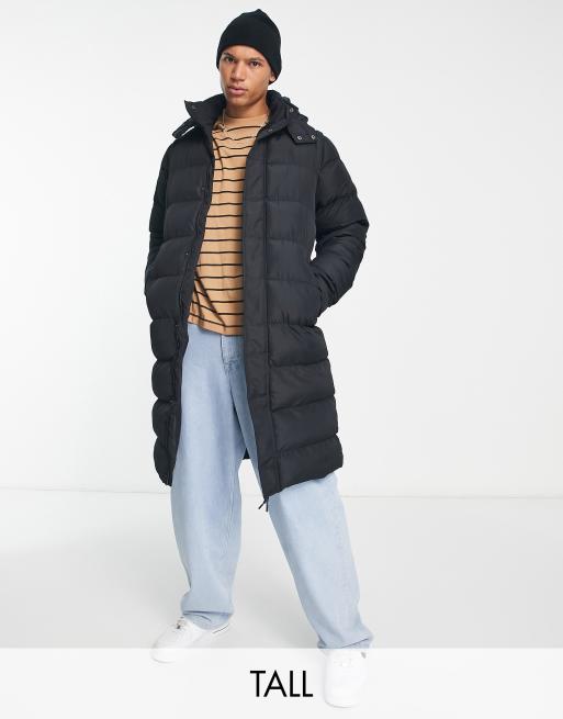 Longline mens sale puffer coat