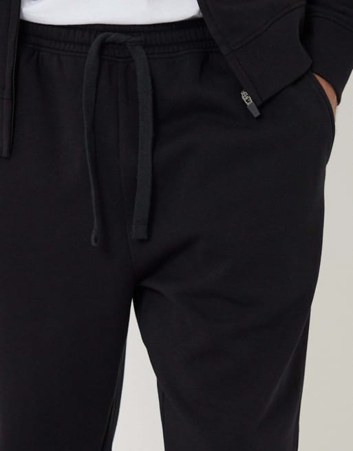 Threadbare Tapered joggers in black, 3 of 4