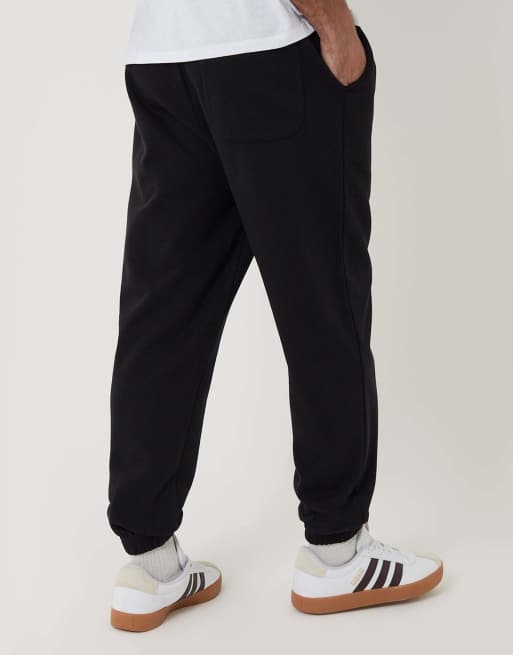 Threadbare Tapered joggers in black, 4 of 4