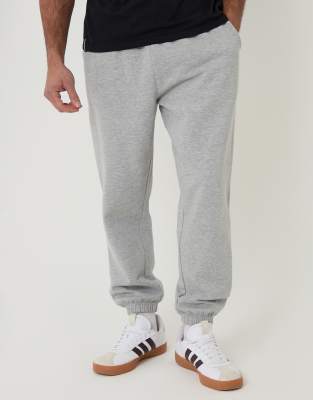 Threadbare Tapered Joggers In Grey