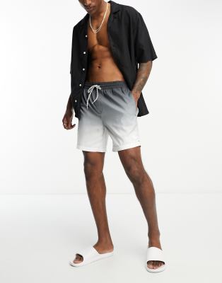 Threadbare utara swim short in gray ombre