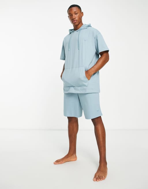 Shorts and hoodie lounge set sale