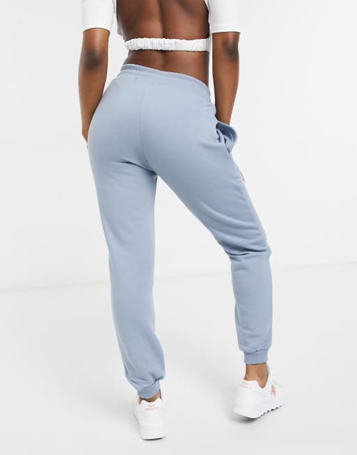 dusty blue sweatpants