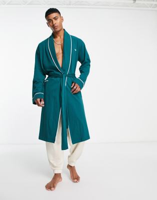 Threadbare virgo robe in galatic teal - ASOS Price Checker