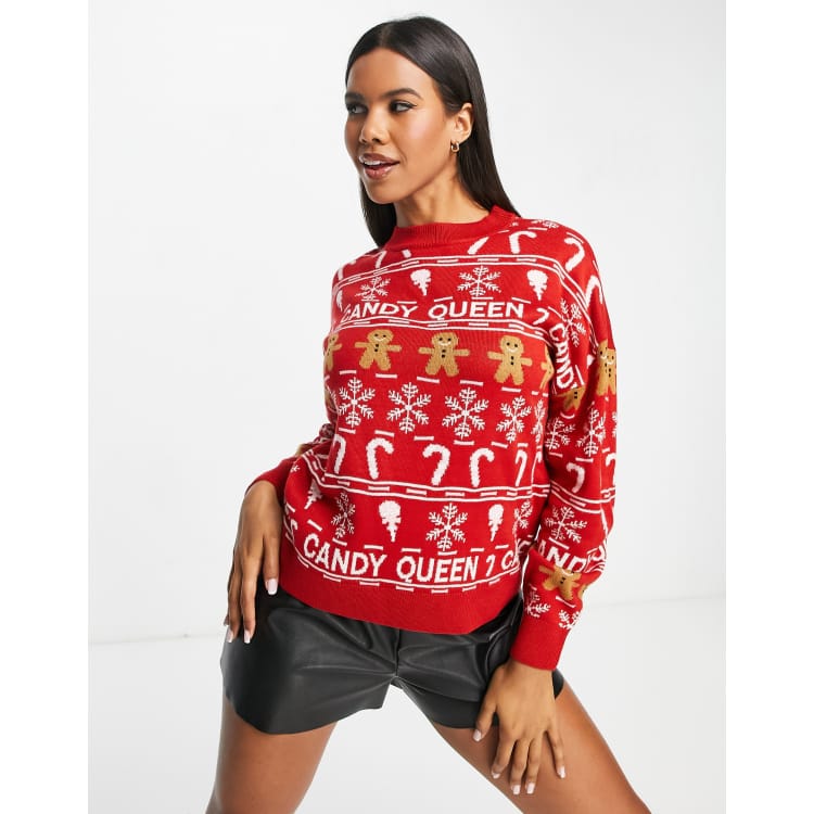 Lebkuchen Weihnachts Jumper Damen Christmas Sweater