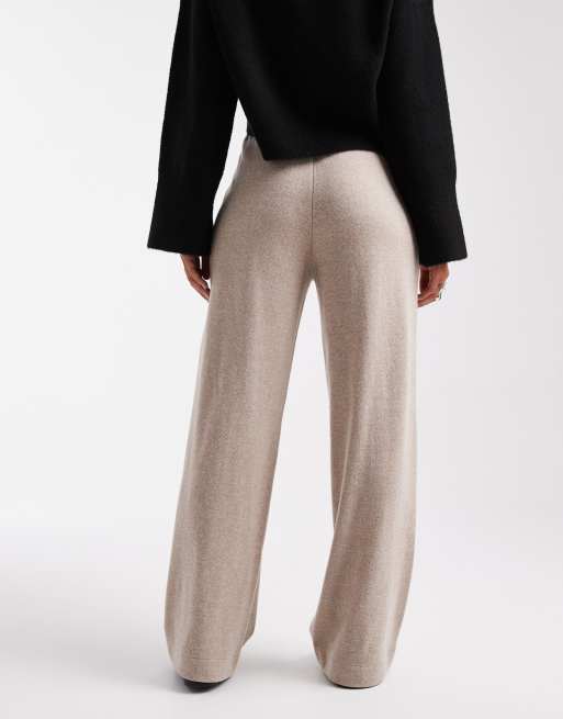 Threadbare - Zachte broek in pull on-stijl in lichtbeige, 5 van 5