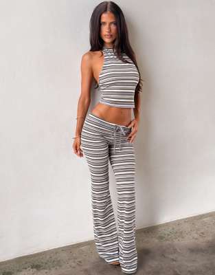Tiger Mist Dillon Knit Drawstring Pants In Multi