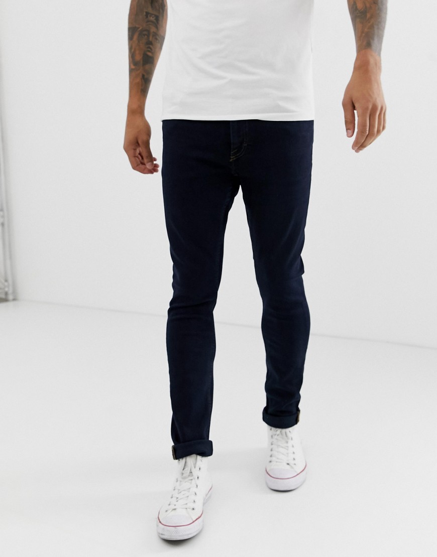 Tiger of Sweden Jeans - Denim jeans met smaltoelopende pijpen in dark wash-Blauw