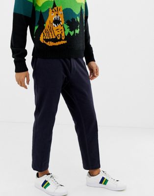 Tiger of Sweden Jeans - Regular-fit casual broek in marineblauw-Zwart