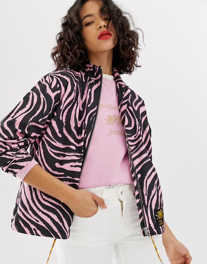 Tiger of Sweden tiger print jacket-Pink