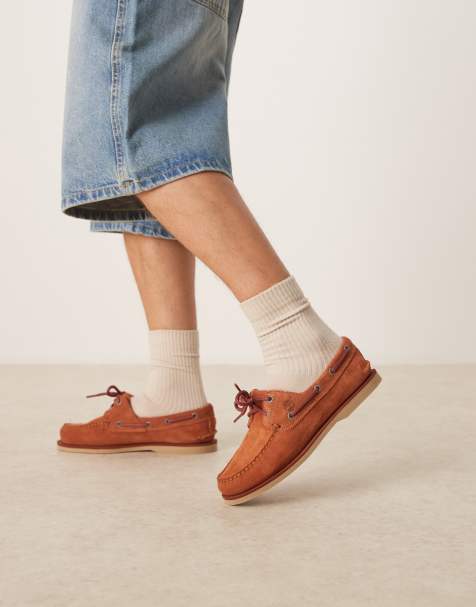 Timberland 2 eye boat shoe in brown suede - view 1