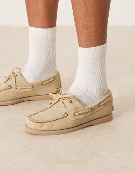 Timberland 2 eye boat shoe in light green suede - view 1