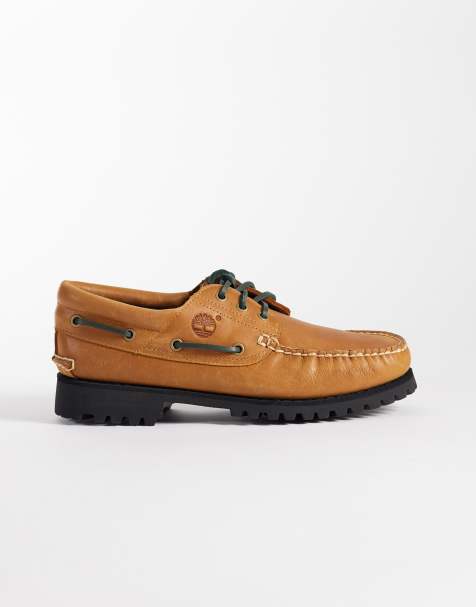 Timberland 3 eye boat shoes in wheat nubuck - view 1