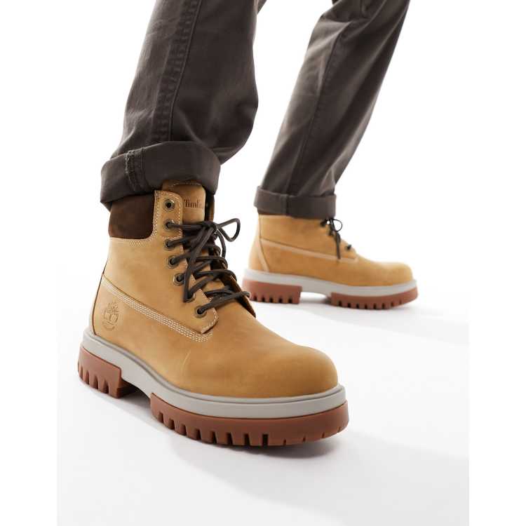 Timberland wheat deals burnished full grain