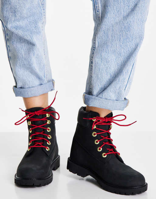 Red and black timberlands 2025