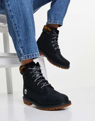 Premium velvet 6 inch boot outlet for women in black