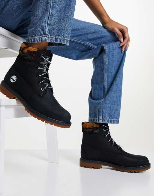 Timberland cupsole black sales