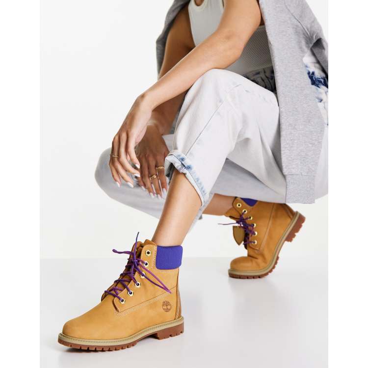 Timberland 6 inch Heritage cupsole boots wheat ASOS