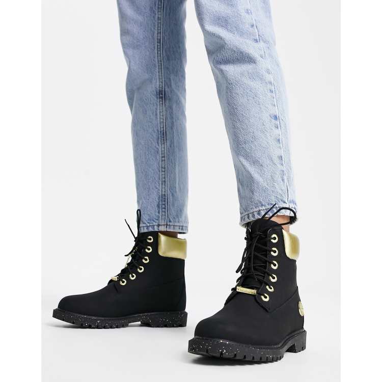 Timberland x online champion boots black