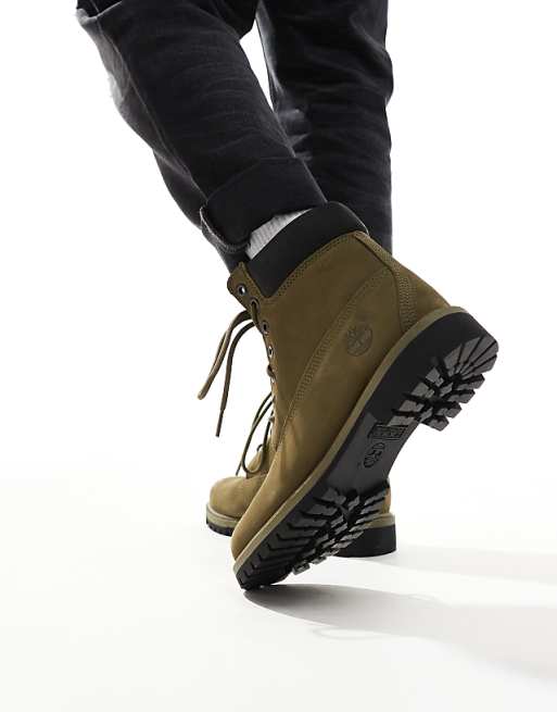 Timberland 6 inch lace up waterproof boot in olive | ASOS Timberland 6 inch lace up waterproof boot in olive | ASOS