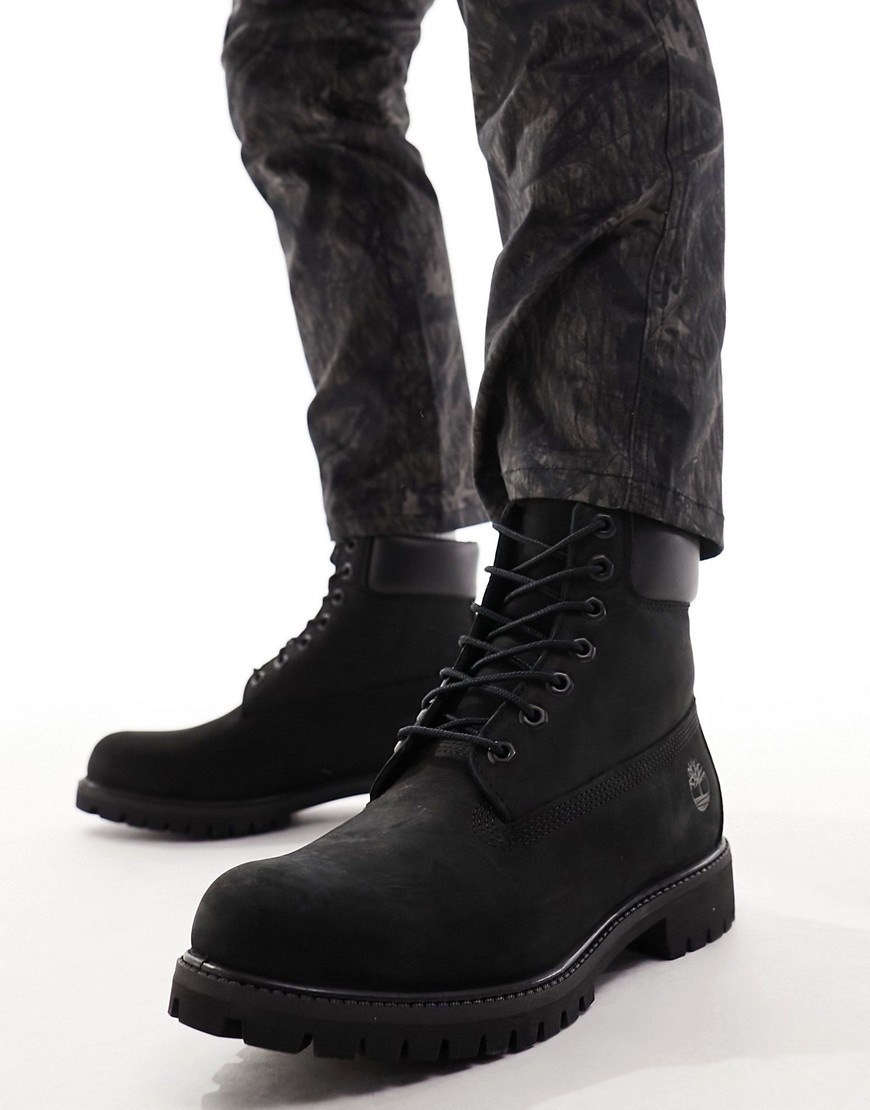 Shop Timberland 6 Inch Premium Boots In Black