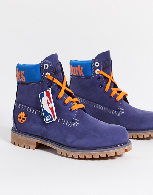 Timberland 6 Inch Premium boots in blue