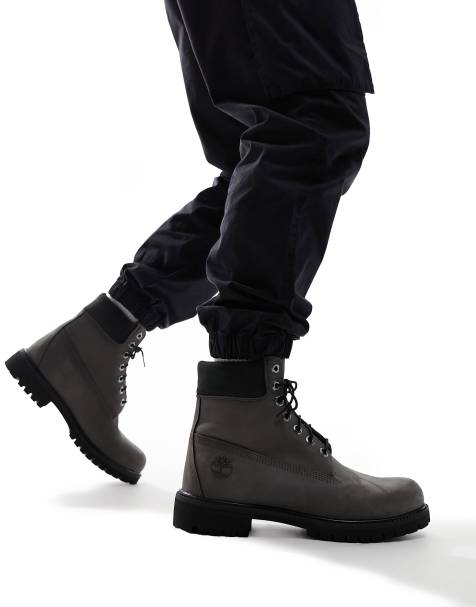 Timberland 6 in premium hot sale c1297 black nubuck mono