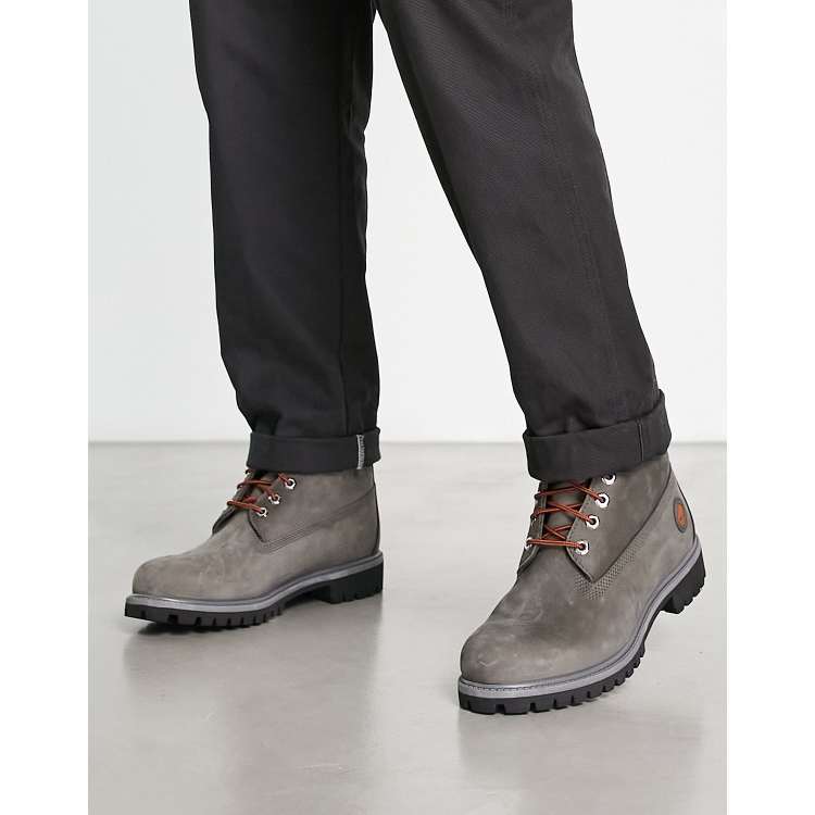 Grey timberlands cheap for men