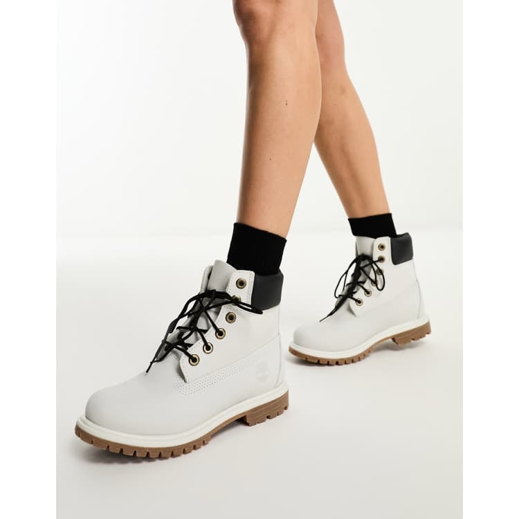 White nubuck timberland hot sale boots