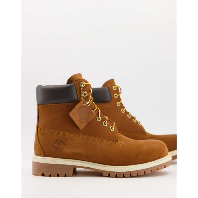 Timberland 6 inch Premium boots in rust