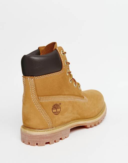 Klaar uitzending ik ben gelukkig Timberland 6 inch Premium boots in wheat nubuck | ASOS