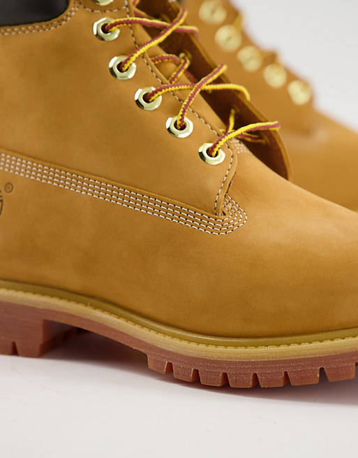 Timberland 6 inch Premium boots in wheat tan | ASOS