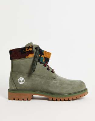 Timberland green hot sale rubber boots