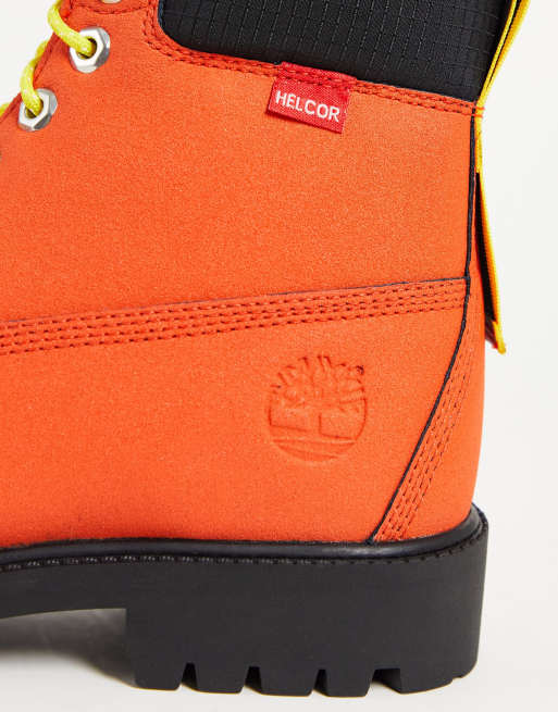 Orange timbs online